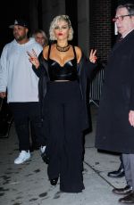 BEBE REXHA Night Out in New York 03/04/2019