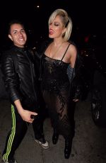 BEBE REXHA Night Out in West Hollywood 03/23/2019