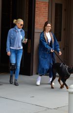 BELLA and YOLANDA HADID Out in New York 03/30/2019