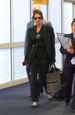 BELLA HADID Arrives at JFK Airport in New York 03/20/2019