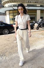 BELLA HADID Arrives at Louis Vuittion Office in Paris 03/04/2019