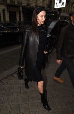 BELLA HADID Arrives at Vogue Party at Paris Fashion Week 03/03/2019