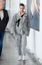 BELLA HADID at JFK Airport in New York 03/06/2019