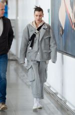 BELLA HADID at JFK Airport in New York 03/06/2019