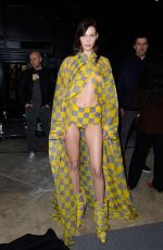 BELLA HADID at Off-white Runway Show at Paris Fashion Week 02/28/2019