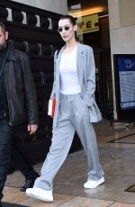 BELLA HADID Leaves Ackermann Fashion Show in Paris 03/02/2019