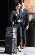 BELLA HADID Leaves Her Home in New York 03/20/2019