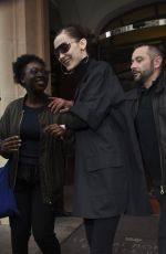 BELLA HADID Leaves Her Hotel in Paris 03/01/2019