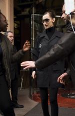 BELLA HADID Leaves Her Hotel in Paris 03/01/2019