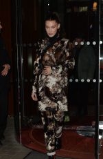 BELLA HADID Leaves Vogue Party in Paris 03/04/2019