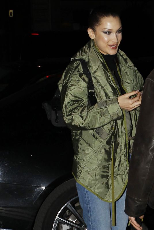 BELLA HADID Night Out in Paris 03/22/2019
