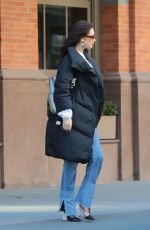 BELLA HADID Out and About in New York 03/19/2019