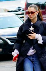 BELLA HADID Out in New York 03/19/2019