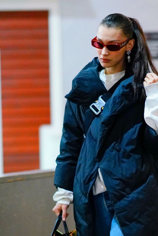 BELLA HADID Out in New York 03/19/2019