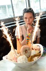 BELLA THORNE at Sugar Factory Event in Miami 03/13/2019