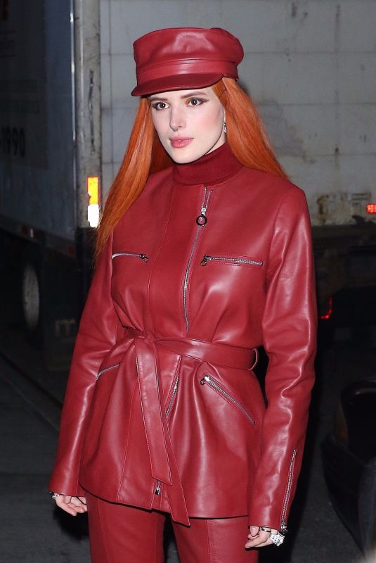 BELLA THORNE Leaves Carnegie Hall in New York 03/25/2019