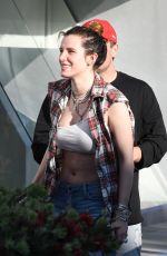 BELLA THORNE Out for Lunch in Los Angeles 03/30/2019