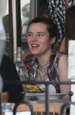 BELLA THORNE Out for Lunch in Los Angeles 03/30/2019