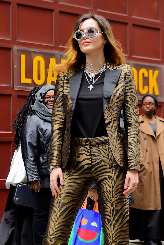 BELLA THORNE Out in New York 03/25/2019