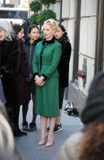 BEVERLEY BREUER on the Set of Katy Keene in New York 03/26/2019