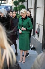 BEVERLEY BREUER on the Set of Katy Keene in New York 03/26/2019