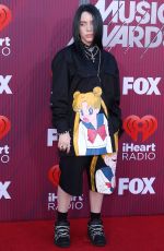 BILLIE EILISH at Iheartradio Music Awards 2019 in Los Angeles 03/14/2019