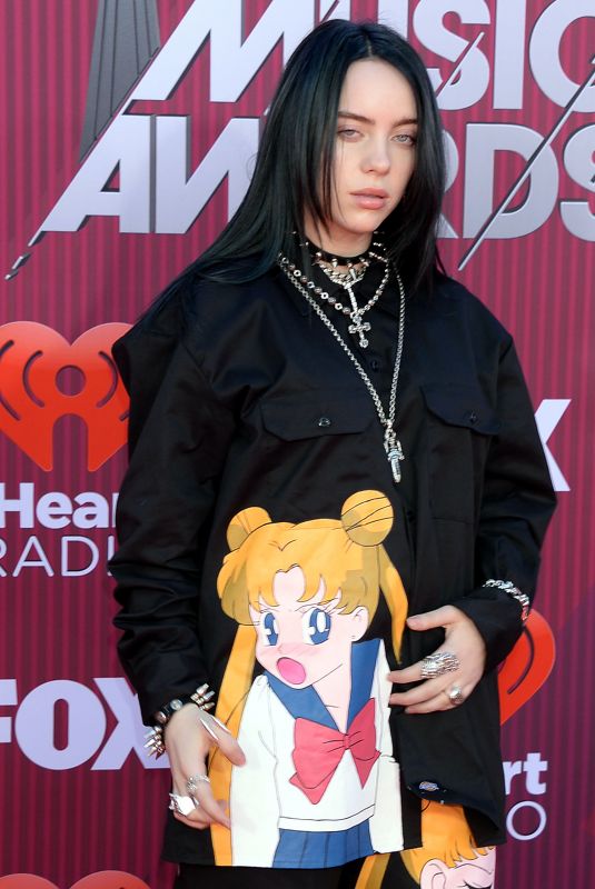 BILLIE EILISH at Iheartradio Music Awards 2019 in Los Angeles 03/14/2019