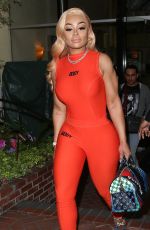 BLAC CHYNA Arrives at Sunset Marquis Hotel in West Hollywood 03/07/2019