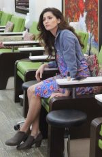 BLANCA BLANCO at a Nail Salon in Los Angeles 03/08/2019