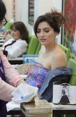 BLANCA BLANCO at a Nail Salon in Los Angeles 03/08/2019