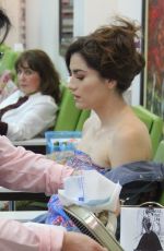 BLANCA BLANCO at a Nail Salon in Los Angeles 03/08/2019