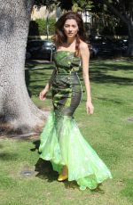 BLANCA BLANCO on the Set of a Photoshoot at a Park in Los Angeles 03/16/2019