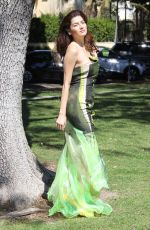 BLANCA BLANCO on the Set of a Photoshoot at a Park in Los Angeles 03/16/2019