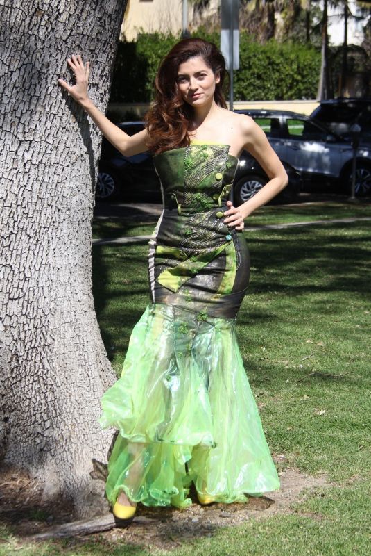 BLANCA BLANCO on the Set of a Photoshoot at a Park in Los Angeles 03/16/2019