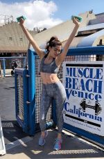 BLANCA BLANCO Workout at Muscle Beach in Venice 03/09/2019