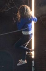 BREC BASSINGER on the Set of Stargirl in Atlanta 03/23/2019