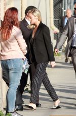 BRIE LARSON Arrives at Jimmy Kimmel Live in Hollywood 03/04/2019