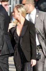 BRIE LARSON Arrives at Jimmy Kimmel Live in Hollywood 03/04/2019