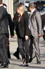 BRIE LARSON Arrives at Jimmy Kimmel Live in Hollywood 03/04/2019