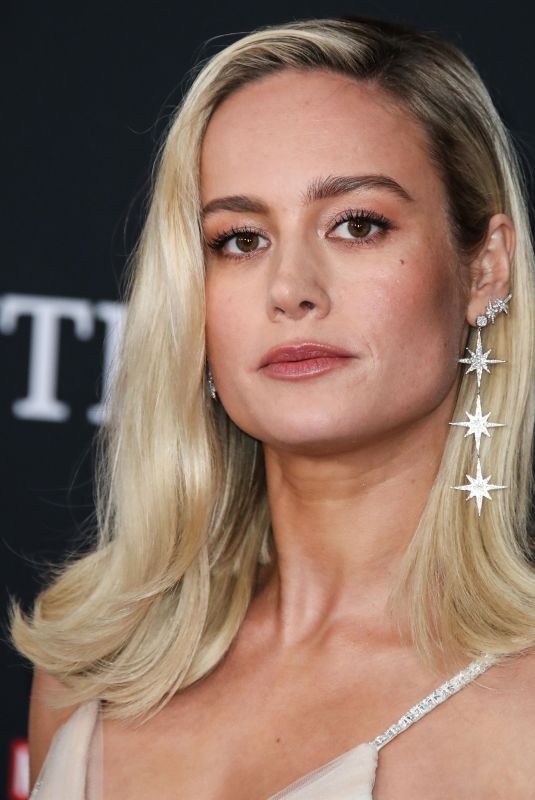 BRIE LARSON at Captain Marvel Premiere in Hollywood 03/04/2019
