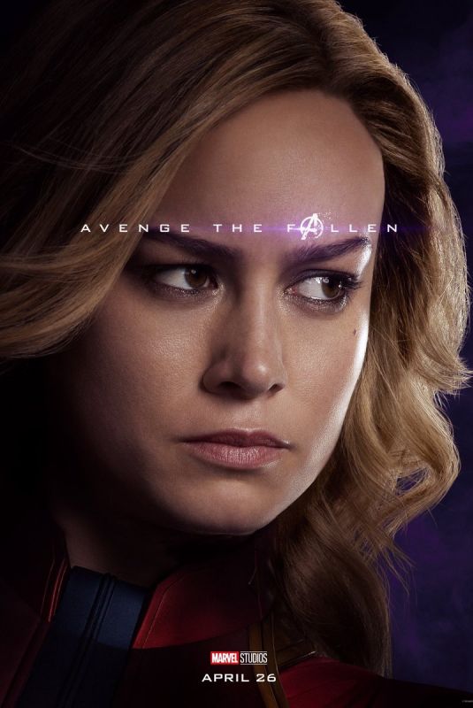 BRIE LARSON - Avengers: Endgame Poster and Trailer