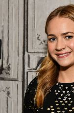 BRITT ROBERTSON at AOL Build in New York 03/05/2019