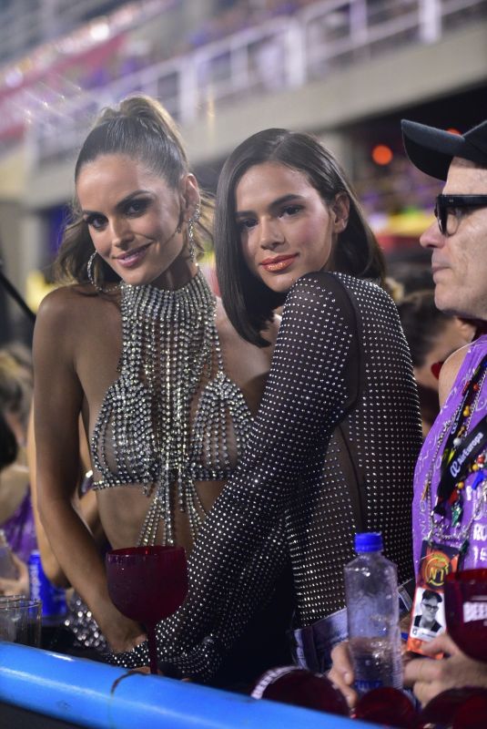 BRUNA MARQUEZINE and IZABEL GOULART at Carnival in Rio De Janeiro 03/10/2019