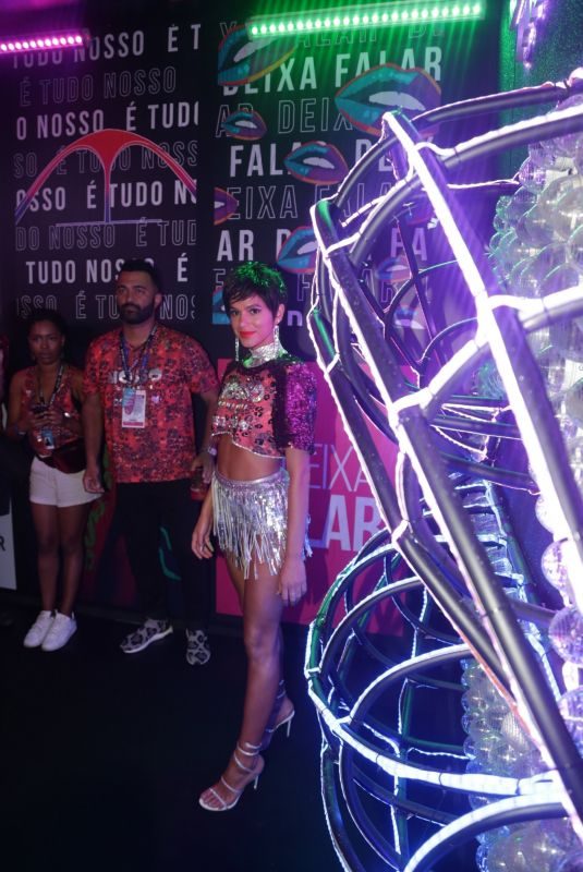 BRUNA MARUEZINE at Sambadrome Marques De Sapucai for Carnival in Rio De Janeiro 03/04/2019