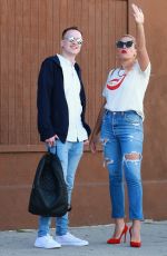 BUSY PHILIPPS Out Filming in Los Angeles 03/20/2019