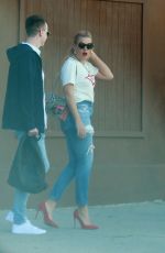 BUSY PHILIPPS Out Filming in Los Angeles 03/20/2019