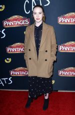 CAMRYN GRIMES at Cats Opening Night Performance in Hollywood 02/27/2019