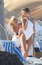 CANDICE SWANEPOEL in Bikini at a Beach in Tulum 03/28/2019