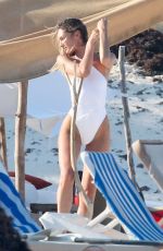 CANDICE SWANEPOEL in Bikini at a Beach in Tulum 03/28/2019