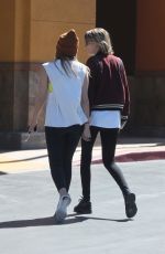 CARA DELEVINGNE and ASHLEY BENSON Out Shopping in Studio City 03/16/2019